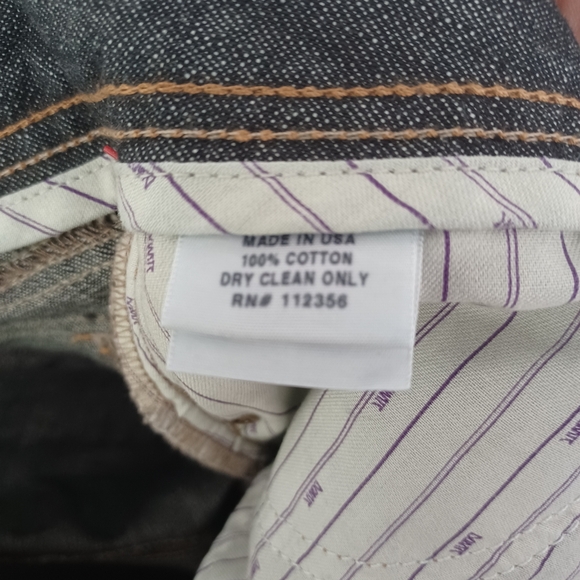 Duarte Jeans Women 27 Black Wash Denim Boot Leg Back Pocket Flaps Y2K - Picture 4 of 5